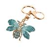 Rhinestone Bee Keychain Bling Bee Car Key Ring Holder Backpack Purse Handbag Charm Christmas Birthday Gifts for Her