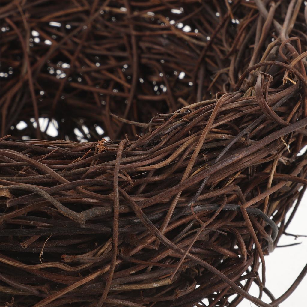 Rattan Bird Nest Handmade Realistic Simulated Nest Decor Garden Craft Wedding Table Decoration Bird Nests Garden Decor