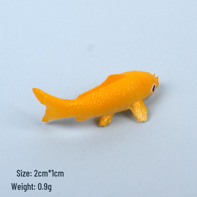 Miniaturowe akwarium z PVC Koi Model rekwizyty do samodzielnego wykonania - symulacja miniaturowej złotej rybki lub innych opcji ryb