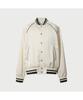 Iro Lumiere Satin Embroidered Bomber Jumper - Ivory
