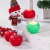 Handmade Apple-Shaped Aromatherapy Candle Gift for Christmas & New Year