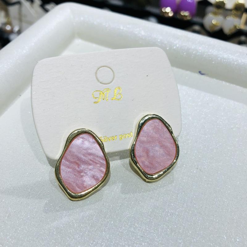 Корейские ретро черные геометрические маленькие модные легкие роскошные серьги с чувством дизайна высокого класса женские украшения