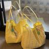 Large Capacity Double Sided Reversible Tote Bag Lightweight Nylon Handbag  Casual