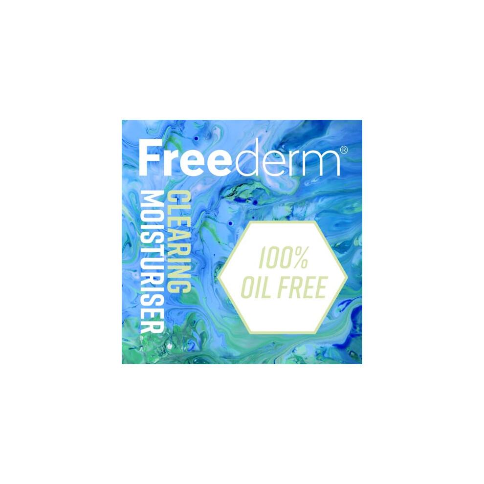FREEDERM Clearing Oil-Free Face Moisturiser for Spot Prone Skin. Prevents Breakouts. With Niacinamide, 50 Ml