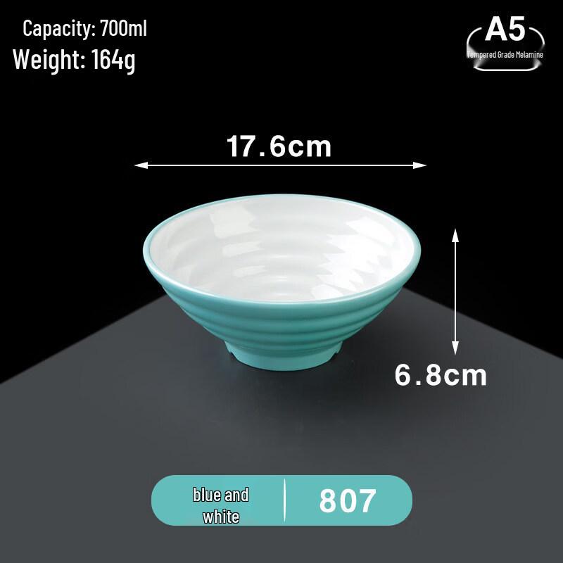 A5 Melamine Noodle and Soup Bowl
