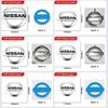 Griglia Anteriore Auto Logo Emblema Baule Posteriore Adesivo Stemmino Volante Per Nissan Juke Leaf Micra Altima Maxima Patrol Sentra Teana