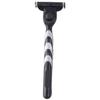 Black 5Pcs/Set 1 Machine + 4 Blades Manual Mens Hair Removal Shaving Razors with Replaceable Razors Blades