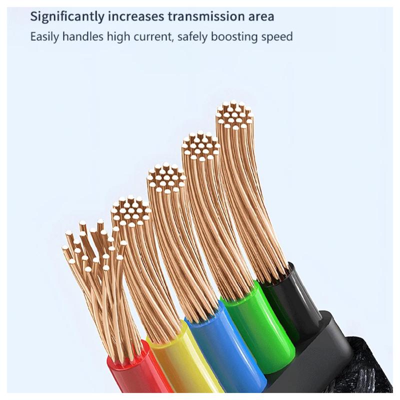 90° LED Digitalanzeige USB-C auf Typ C Ladekabel Schnellladekabel für iPhone 17/16/15 Pro Max Samsung Galaxy S25/S24