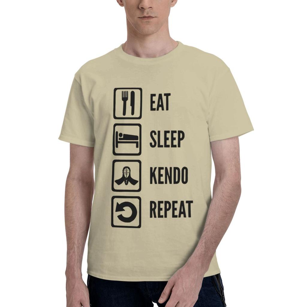 Kendo Daily Routine Kendo For Kendo Lovers 100 Cotton Casual Breathable Confortable Manga Funny TShirt For Men T Shirt Men