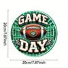 Metal Football Poster Garage Wall Art Decor