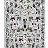 1 pezzo autunno inverno disegni con stampa leopardata adesivo a strisce 3D nail art adesivo autoadesivo impermeabile decorazione per manicure