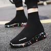 Men's Casual Sneakers Comfortable Socks Walking Shoes Couple Comfortable Outdoor Wear-resistant Trainer Running Shoes for Men