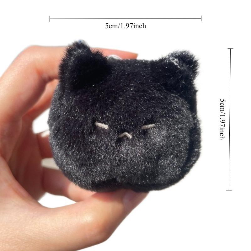 

Cute Small Orange Cat Plush Keychains Kawaii Fluffy White Kitty Plushie Doll Plush Cat Stuffed Pendant Household Decoration Birthday Gift