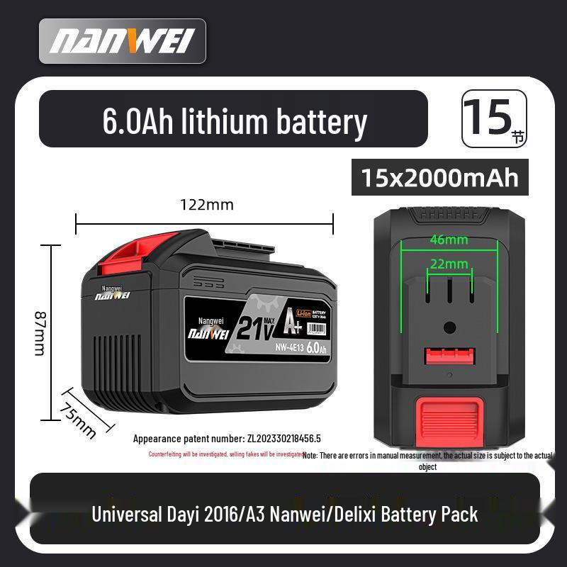 Nanwei 21V Lithium Angle Grinder & Drill Set with Charger & Battery