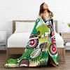 Coperta Morbida Calda da Viaggio Cartone Animato Ceco Krtek Talpa Coperte Flanella Copriletto Per Esterno Casual Copri Divano Letto