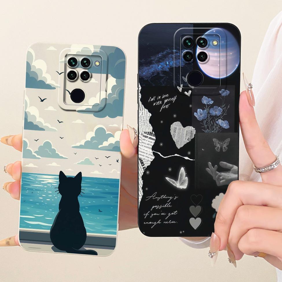 Casing For Redmi Note 9 4G Case Cover Fashion Cartoon Cute Funny Painted Silicone Case M2003J15SC M2003J15SG M2003J15SS