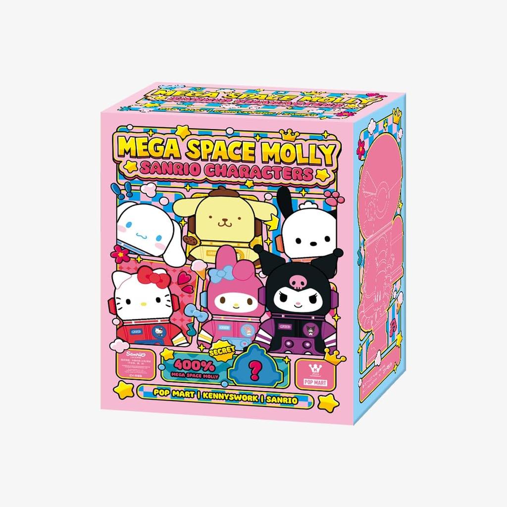 Colección POP MART MEGA SPACE MOLLY Serie Personajes Sanrio Pop Mart Gachapon Caja Ciega Figura Modelo de Plástico Juguete Premium PVC Vinilo Suave Original