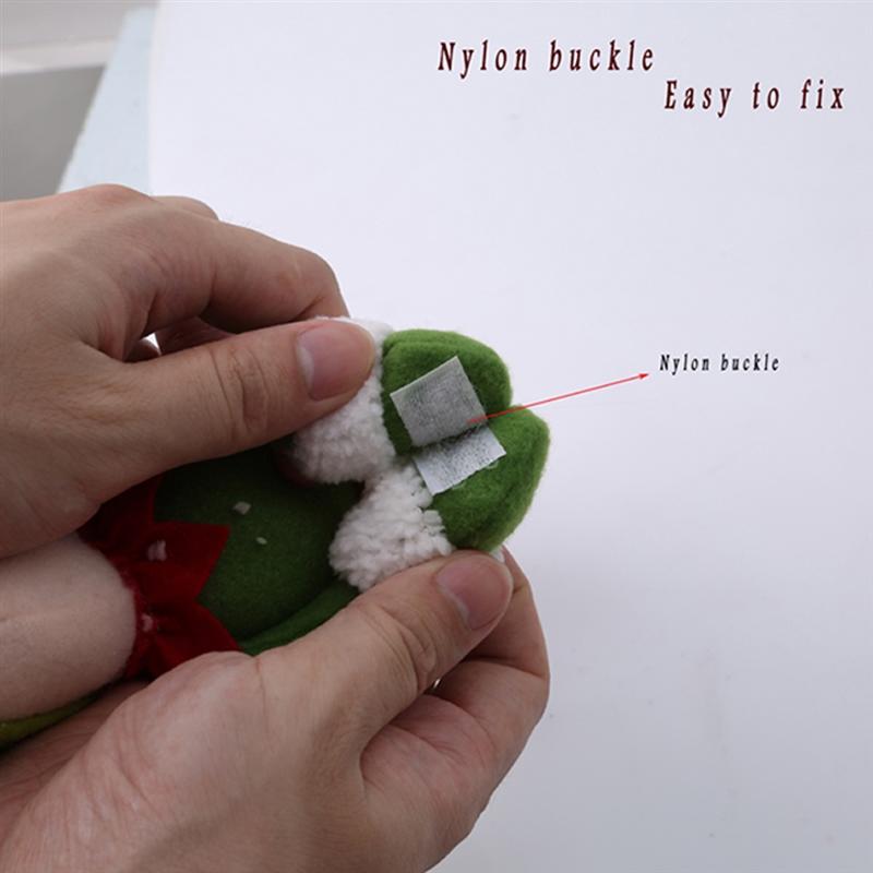 Elf Wine Bottle Dust Cover Ornaments Snowman Champagne Bottle Set Bar Restaurant Decorative Xmas Christmas Party Home Decoration