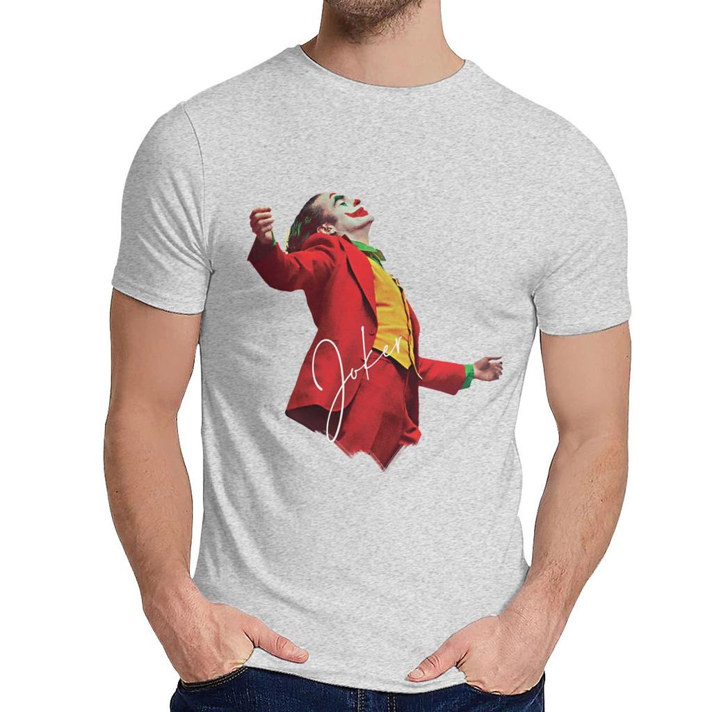 Maglietta da uomo Fantastico Merch Of Joker Joker Joaquin Phoenix Uomo casual in cotone naturale SO