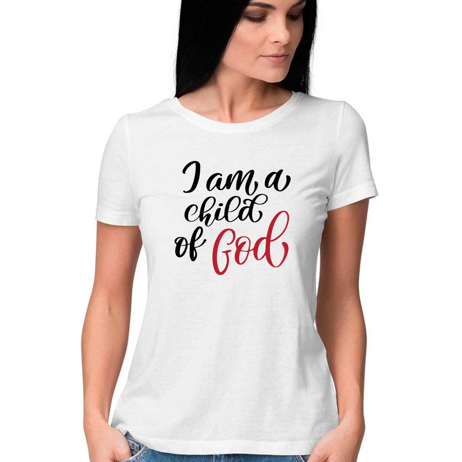 Next Level Women’s Large- I am a child of God Christian Gift T-Shirt. NwT 4XL
