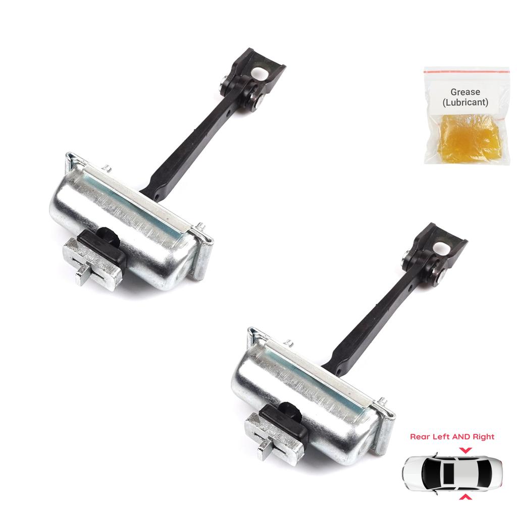 BDP1233-1 2 Pieces Rear Left AND Right Door Catch Hinge Brake Stop Check Strap Limiter for Vauxhall Opel Corsa D S07 2006-2014 13181961