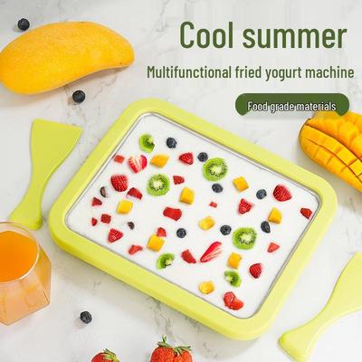 Homemade Ice Cream Roll Maker: No Plug Needed, Stainless Steel, Perfect for Kids and Adults