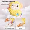 Bean Velvet Baby Soothers Toys With Teether Soothing Pillow Fun Plush Stuffed Doll  for Infant