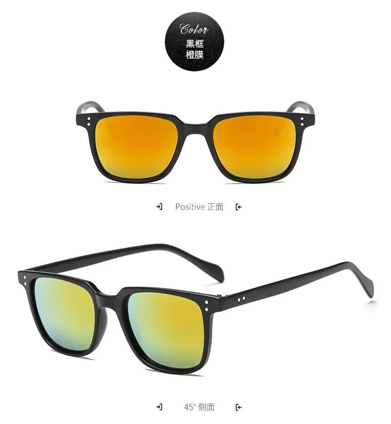 Fashion Square Driver Sunglasses Men Vintage Shades Male Sun Spectacles Design Mirror Retro Oculos De Sol Masculino