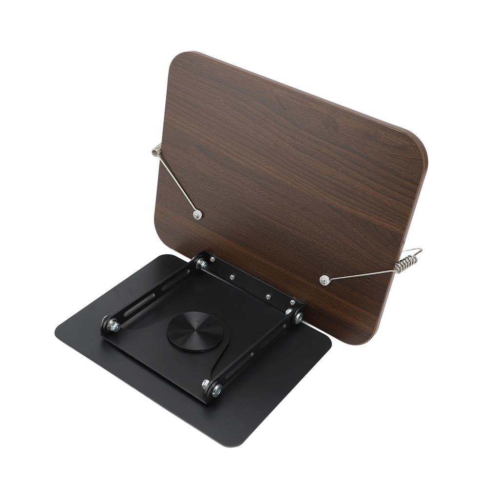 Reading Stand with 360 Degree Rotating Base and Page Clips Multifunctional Lift Support Book Holder