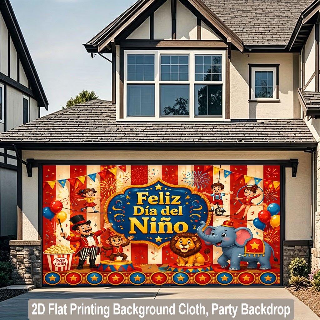 2D Flat Backdrop1pc Warm Holiday Backdrop Banner Polyester Wall Decor For Living Room Bedroom Office Outdoor Decor Holiday Gift