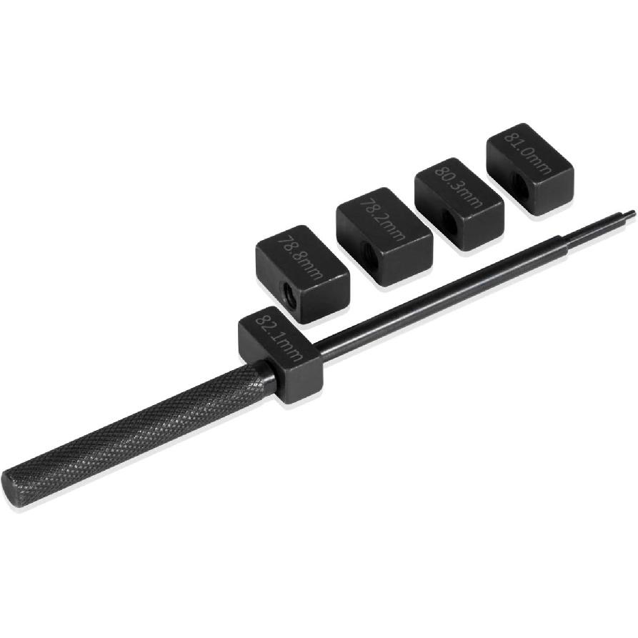 E-Cowlboy 3350 Injector Height Gauge Kit For Detroit Diesel Series 50 & 60 Engines, Plastic & Metal Body, Includes 78.2Mm, 78.8Mm, 80.3Mm, 81.0Mm &