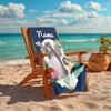 Personalized customized proof beach towel with The Jungle Book pattern - soft, absorbent,quick-drying,perfect swimming,camping&bathing