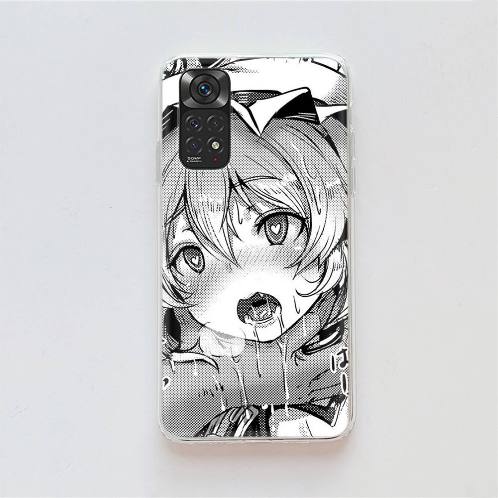 DT16 Girl Comics Case for Samsung A04 A14 A23 A34 A54 M23 M33 M52 M53 Realme 10 9 C30S C35 C55 VIVO Y02S Y21 Y33S Y51 X80 Pro Clear Cover