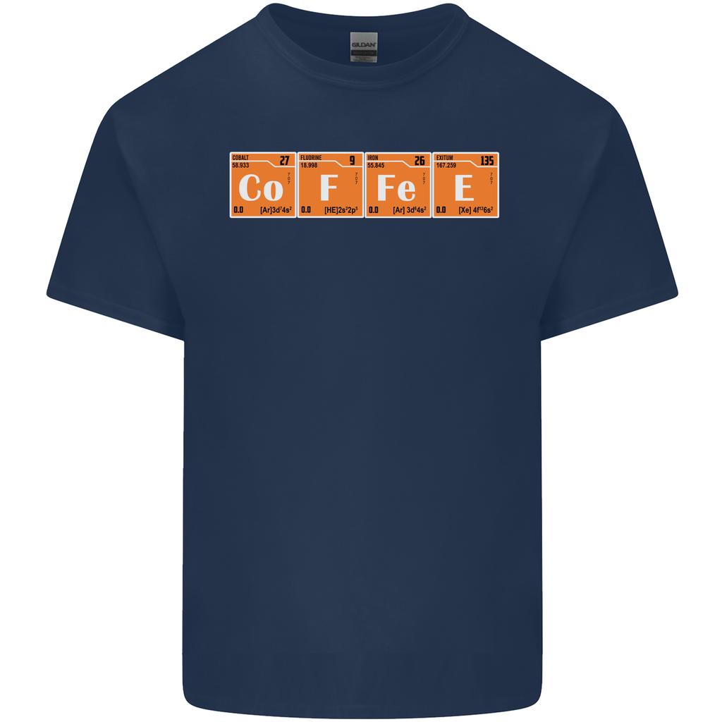 Coffee Periodic Table Chemistry Geek Funny Unisexs Light Cotton TShirt