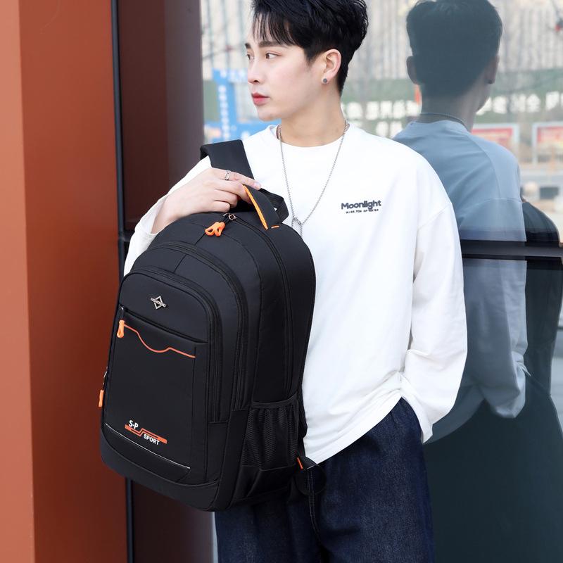 Backpack men's new commuter business computer bag men's large capacity leisure travel backpack student school bag