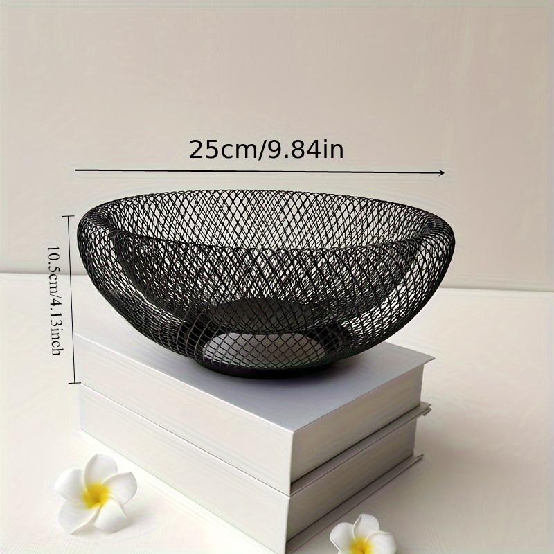 Nordic Creative Fruit Plate Iron Fruit Plate Snacks Living Room Basin Home Desktop Storage Basket