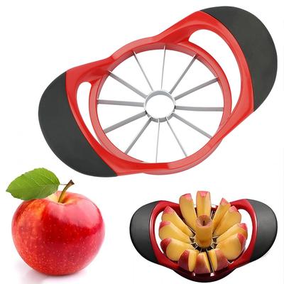 LMETJMA Sbucciacore e Affettacore per Mele a 12 Lame Acciaio Inossidabile Ultra Affilato Divisore per Mele Cucina Sbucciacore e Affettacore per Mango JT326