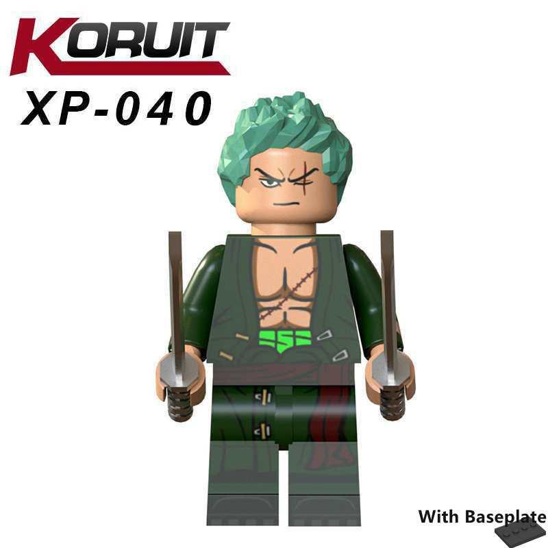 Minifigures Anime Film and Television Series One Piece King Luffy Solonna Beauty Robin Building Blocks Toys for Kids