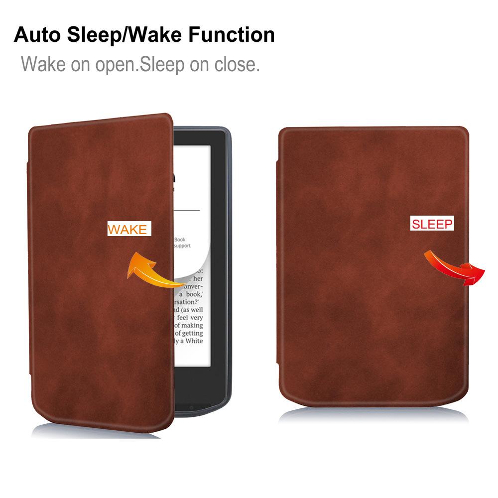 Case for PocketBook Verse 629 and Verse Pro PB634 E-Book Cover PB629 PB634 Protective Cover Soft Shell with Auto Sleep/Awake