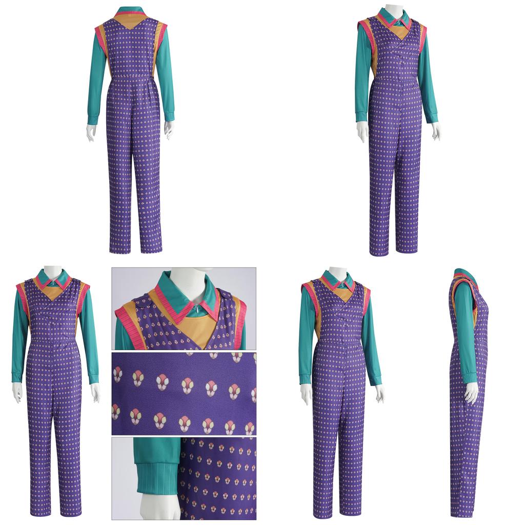 Costume Cosplay Saison 5 de Stranger Things en Mélange de Lin pour Fans d'Anime
