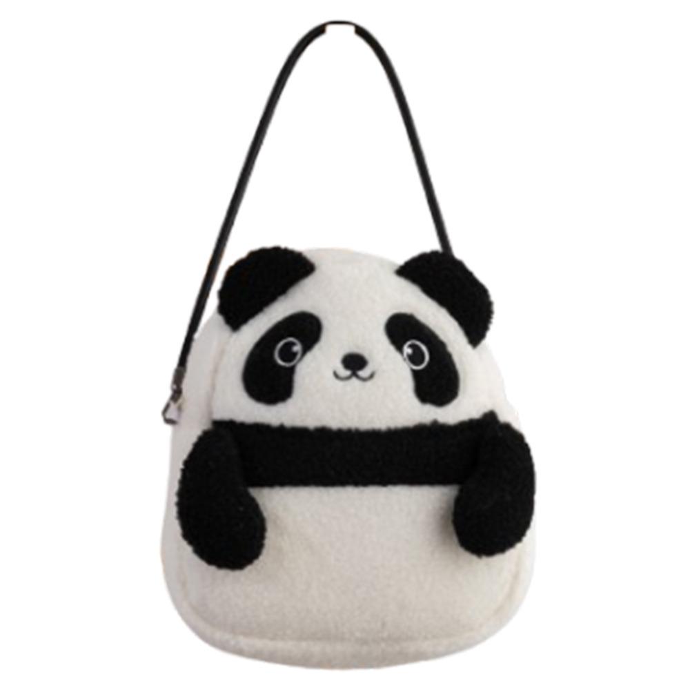 Sweet Panda Shoulder Bag Soft Casual Tote Bags Makeup Bags Student Schoolbag Birthday Gift