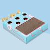 Cat Enrichment Toy Interactive Grind Claw Rest Play 3 In 1 Boredom Relief Whack A Mole Cat Toy with Cat Scratching Pad