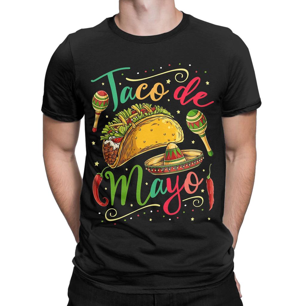 Taco Cinco De Mayo Tshirt Unisex Unisex Mexican Vintage Cotton Tee Shirt O Neck Short Sleeve T Shirts Summer Tops