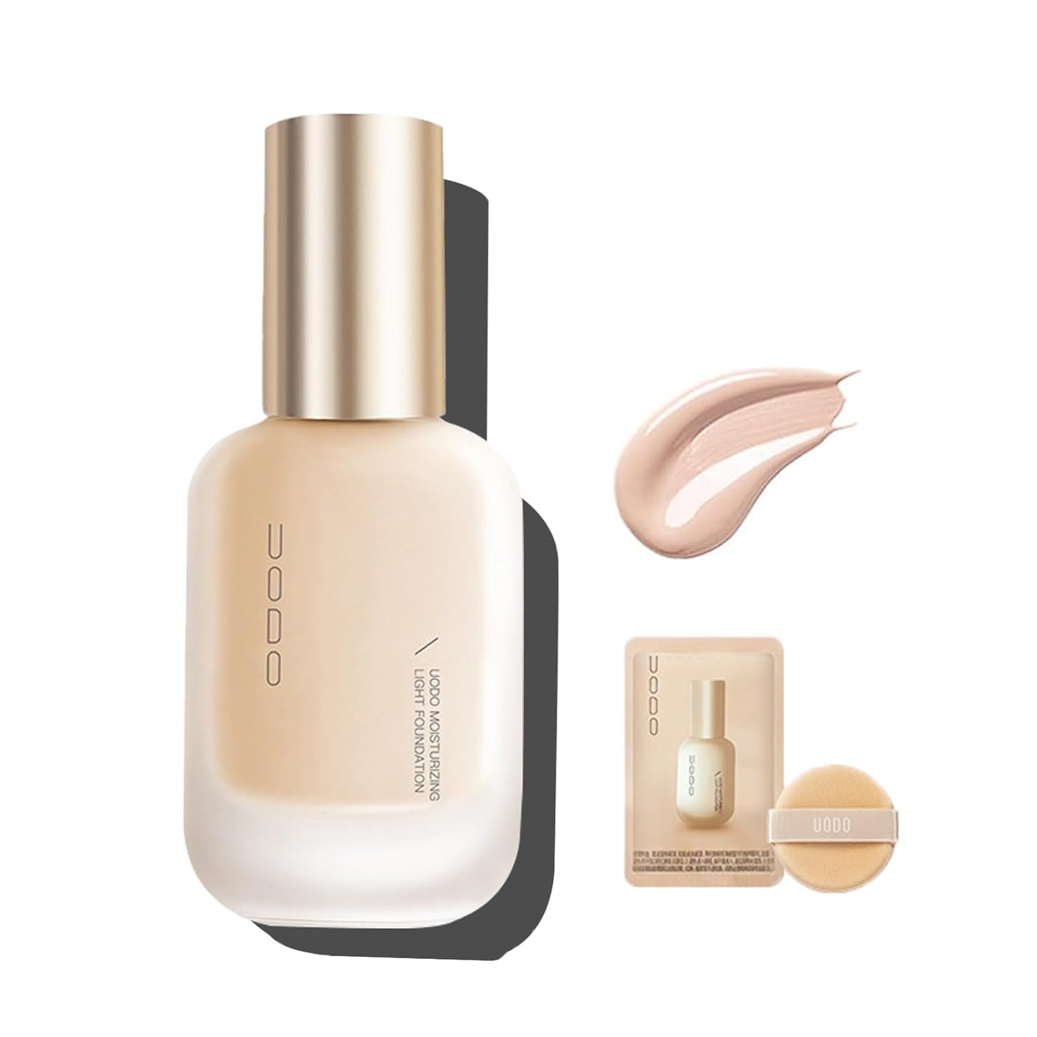Uodo Płynny Podkład Kryjący Długotrwały, Baza Pod Makijaż Długotrwała Krem BB 2 beige