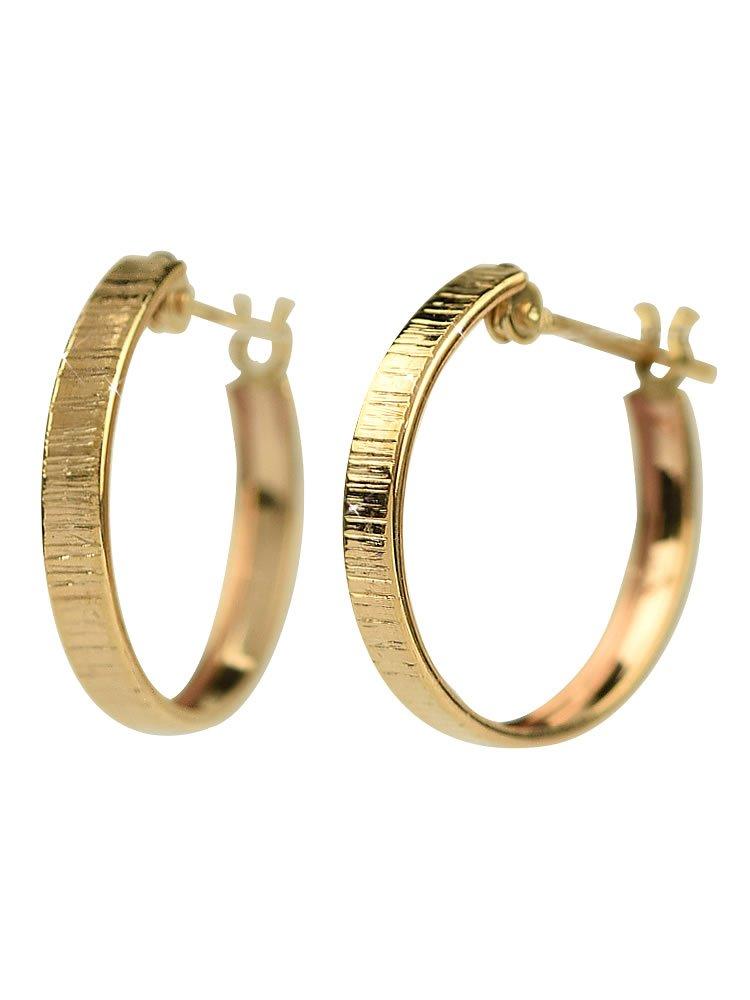 

10k gold hoop 10k gold snap for Sa290 [Four-leaf clover] earrings, K10, earrings, women