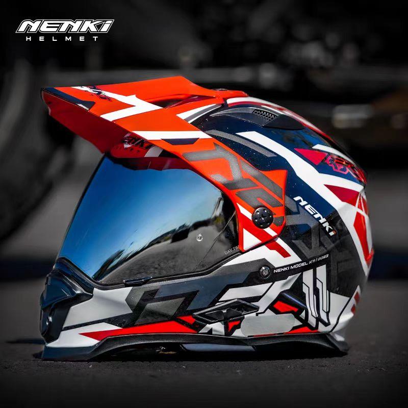 

Мотоциклетный шлем из стекловолокна Сертификация DOT ECE Полнолицевой Двойной козырек Гоночный Внедорожный шлем Cascos Para Moto Capacete Casco M