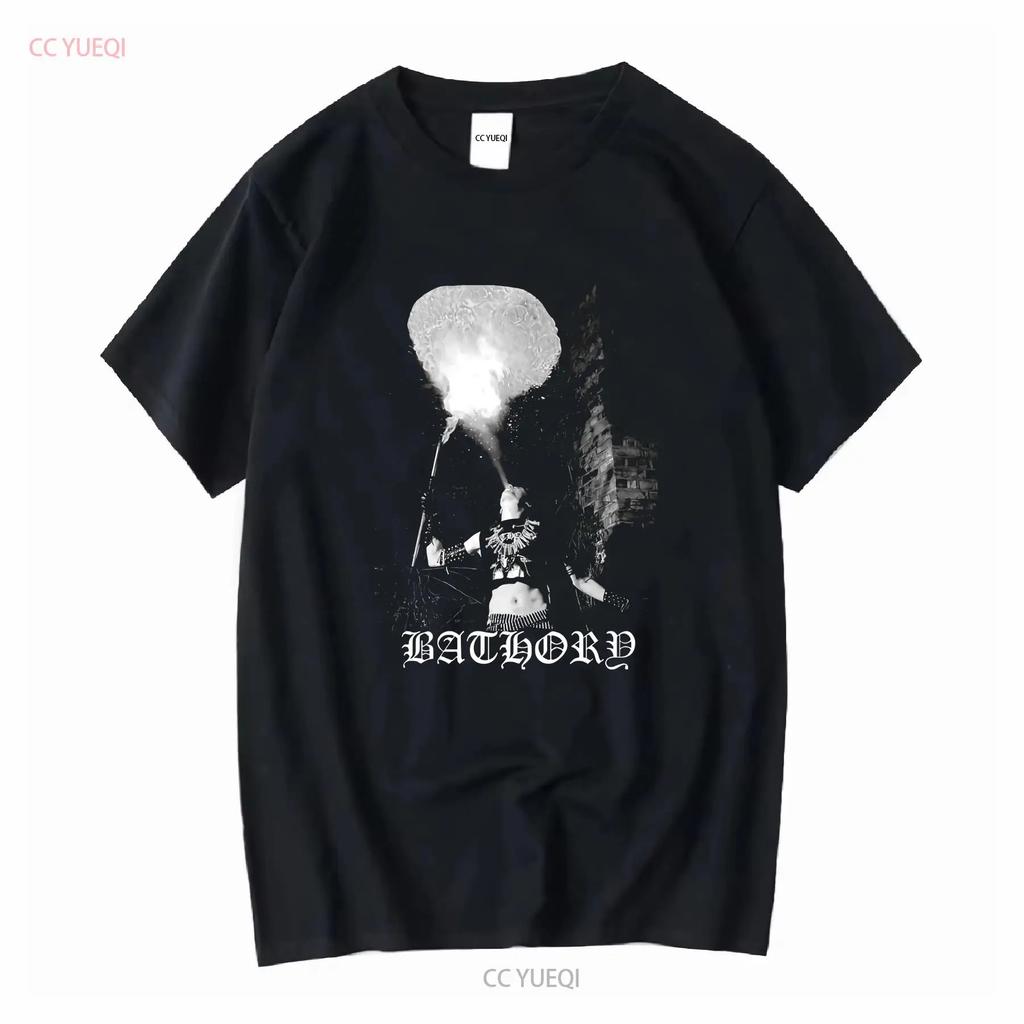 Bathory T Shirt Cotton Black Full Size S To 2345xl Pm1727 Vintage Washed Designer Clothes Casual Homme Soft Graphic