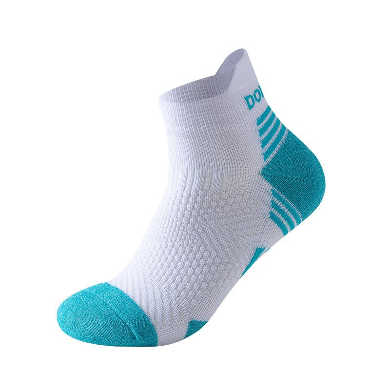 Calcetines Profesionales para Correr Maratones Hombres Mujeres Deportes Fitness Engrosados Acolchados Tubo Corto Corte Bajo Tobillo