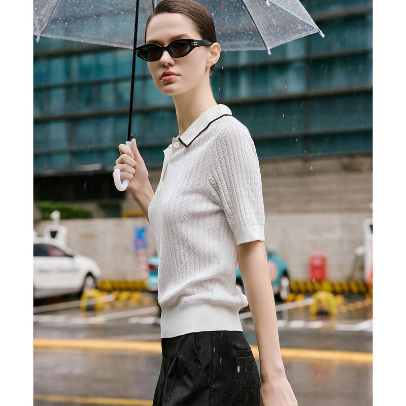 GIOVANNI VALENTINO Women's Slim Fit Short-Sleeve Top