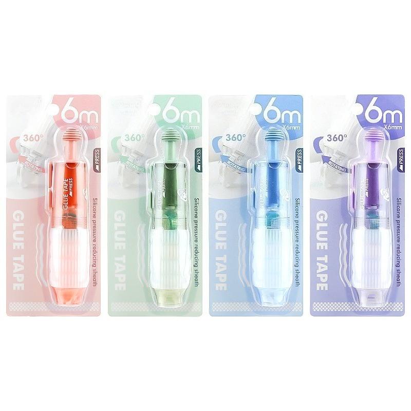 The New Pen-type Dot Adhesive with High Appearance Level High Viscosity and Replaceable Core Correction Tape Type Dot Double-sided Tape for Students